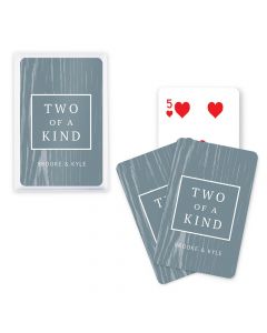 Unique Custom Playing Card Favor - Two Of A Kind