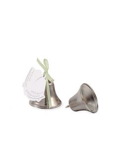Mini Wedding Bells Favor - Silver (24)