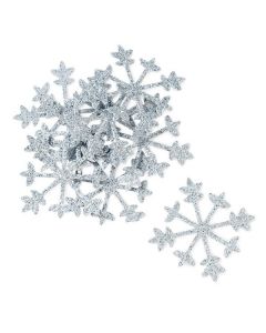 Sparkle Snowflakes In Silver (12)