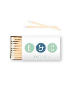 Custom Matchbox Wedding Favor - Smart Type