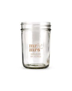 Glass Mason Jar With Lid Favor 