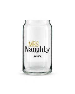 Personalized Can Shaped Drinking Glass – Mrs. Naughty Print