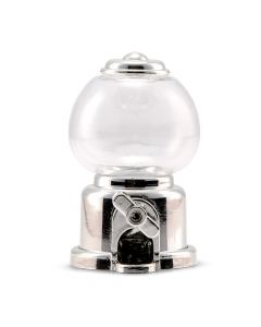 Mini Gumball Machine Party Favor - Silver (2)