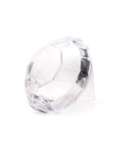 Clear Acrylic Diamond Wedding Favor (set of 4)