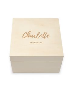 Personalized Wooden Keepsake Gift Box