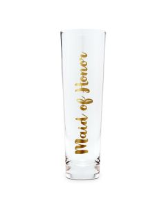 Stemless Toasting Champagne Flute Gift For Wedding Party - Maid Of Honor