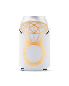 Neoprene Foam Engagement Beer Can Party Koozie - She Said Yes!