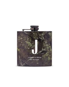Personalized Camo Hip Flask Wedding Gift