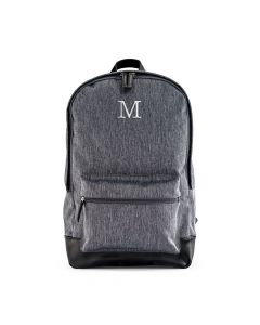 Personalized Classic Backpack With 15" Laptop Sleeve - Heathered Black
