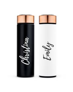 Personalized Stainless Steel Cylinder Travel Bottle -
