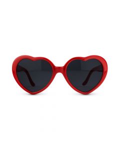 Women's Unique Shaped Bachelorette Party Sunglasses - Red Hearts