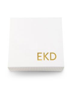 Large Personalized White Bridal Party Gift Box With Magnetic Lid