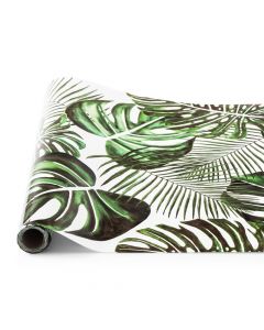 Decorative Paper Table Runner - Monstera Leaf