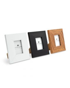 Small 1.75" X 2.5" Classic Picture Frame - Black, White, Or Fabricated Wood