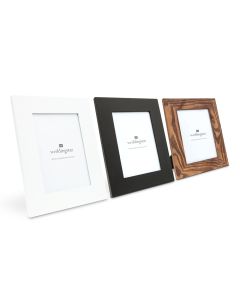 Wooden 5" X 7" Picture Frame - Black, White, Or Natural Wood