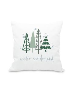 Personalized 18" X 18" Square Throw Pillow Cover And Insert Set - Holidays