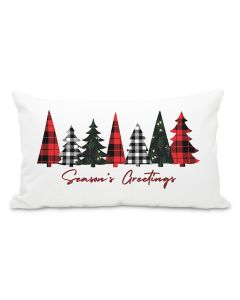 Personalized 12" X 20" Rectangle Throw Pillow Cover And Insert Set - Holidays