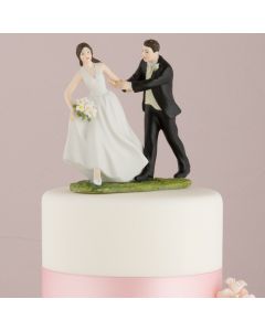 "A Race to the Altar" Couple Figurine