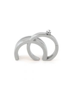 Double Rings With Crystal Place Card Holder (pkgs of 8)