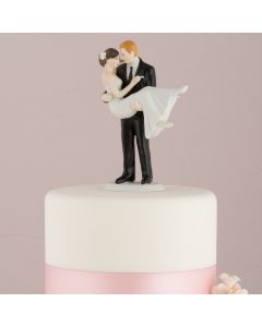 "Swept Up In His Arms" Wedding Couple Figurine