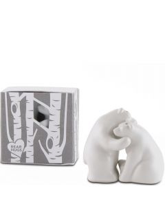 Interlocking Bear Hug Miniature Salt and Pepper Shakers