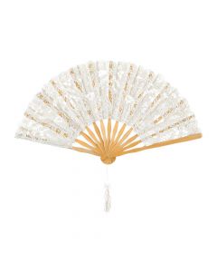 White Lace Hand Fan