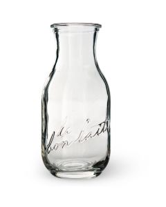 Vintage Glass Milk Bottle Favor (4)