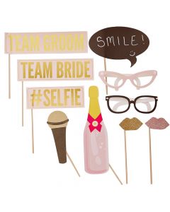 Wedding Team Photo Booth Props