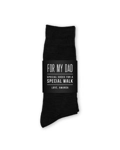 Personalized Men's Socks Wedding Gift 