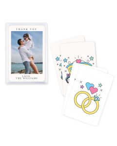 Custom Photo Printed Wedding-Themed Memory Match Playing Card Game for Adult and Kid Favours - Timeless Snapshot