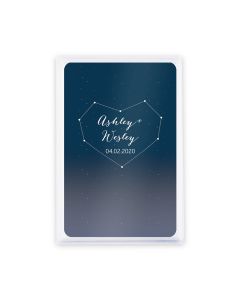 Unique Custom Playing Card Favors Starry Night