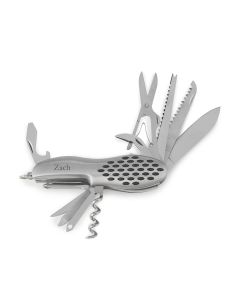 Personalized Standard Stainless Steel Camper Pocket Knife - Monogram Engraved