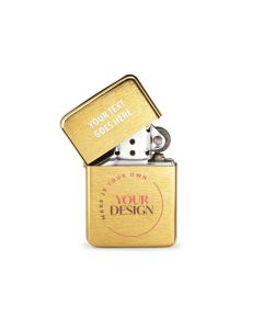 Custom Printed Metal Windproof Lighter for Gifts - Upload Your Own Design