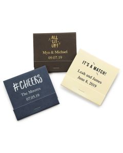 Personalized Matchbooks – Pack of 50 | Custom Wedding Matches Canada