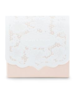 Pretty Lace Favor Box - Blush (pack of 10)