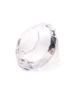 Clear Acrylic Diamond Wedding Favor (set of 4)