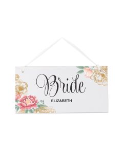 Small Personalized Wooden Wedding Sign