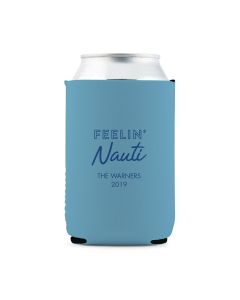 Custom Neoprene Foam Beer Can Party Koozie - Light Blue