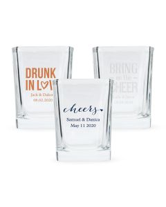 Personalized Shot Glass Wedding Favor