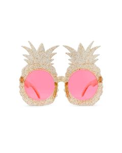 Women's Unique Shaped Bachelorette Party Sunglasses - Pineapples