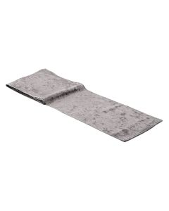 Velvet Table Runner - Silver
