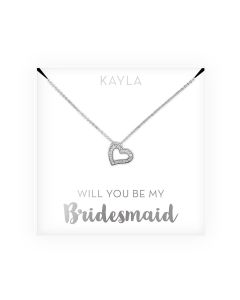 Personalized Bridal Party Pendant Necklace