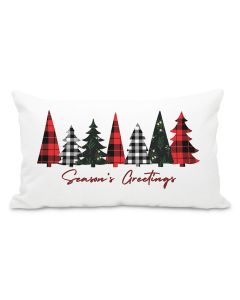 Personalized 12" X 20" Rectangle Throw Pillow Cover And Insert Set - Holidays