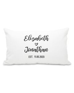 Personalized 12" X 20" Rectangle Throw Pillow Cover And Insert Set
