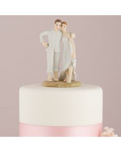 Beach Bride and Groom Cake Topper