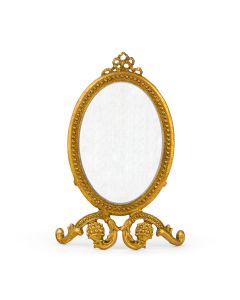 Small Oval Baroque Frame - Gold
