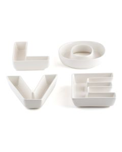 "LOVE" Plates Set