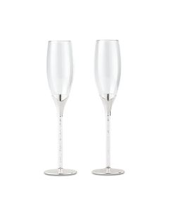 Tube Stem with Crystal Stones Flutes