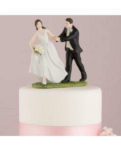 "A Race to the Altar" Couple Figurine