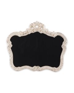 Blackboard In Ornate Vintage Frame In Antique White